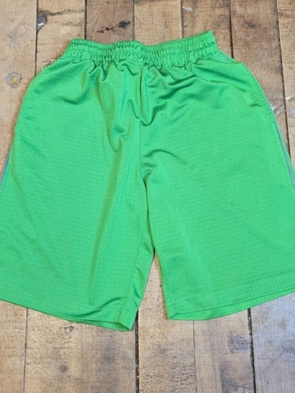 Energy Zone Neon Green Athletic Shorts Boys Large